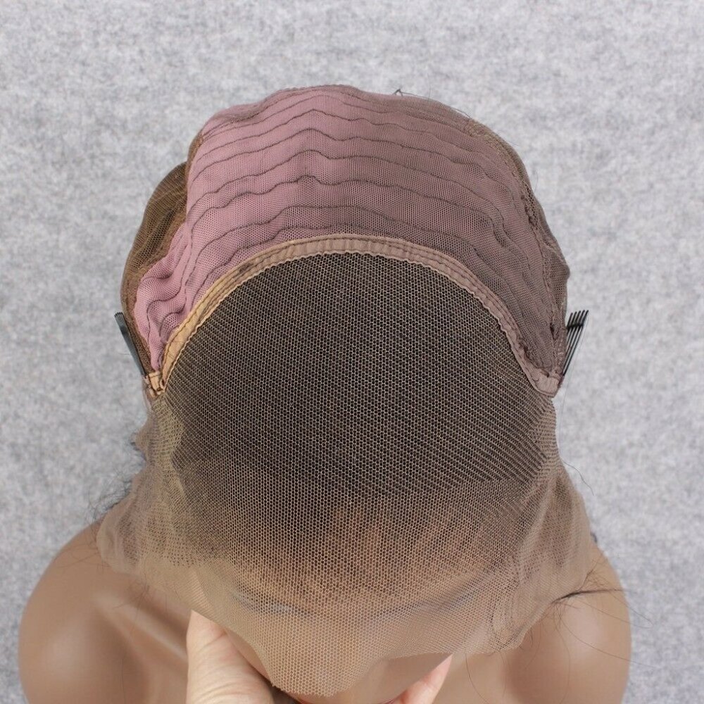 100% Human Hair Lace Front Brown Wig 22" inches - Picture 4 of 6